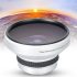 37mm 0.25X Super Fisheye Additional Lens, Macro Close Up Shooting, Made of Aluminum Alloy Optical Glass, Suitable for 37mm Caliber Camera Lenses