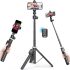 62" Phone Tripod - MIIASI Extendable Tripod for iPhone and Selfie Stick Tripod with Remote, 360° Ball Head Upgraded Cell Phone Tripod for Video Recording, iPhone 14/13/12 Pro Max/Android