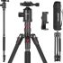 NEEWER 77 inch Camera Tripod Monopod for DSLR, Phone with 360° Panoramic Ball Head, 2 Axis Center Column, Arca Type QR Plate, Compact Aluminum Lightweight Travel Tripod 34lb Max Load, Bag Included